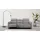OTTO home 3-Sitzer OTTO HOME "LUND Cord, B. 222cm, manuelle/elektrische Relaxfunktion in 2 Sitzen", grau, B:222cm H:97cm T:100cm, 100% Polyester, Sofas, USB-C bei elektrischer Ausführung, Kopfteilverstellung, Topseller