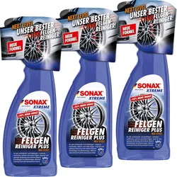 3x 750ml Sonax Xtreme Felgenreiniger Plus Säurefrei Alufelgenreiniger: Sonax: 02304000 (230400)