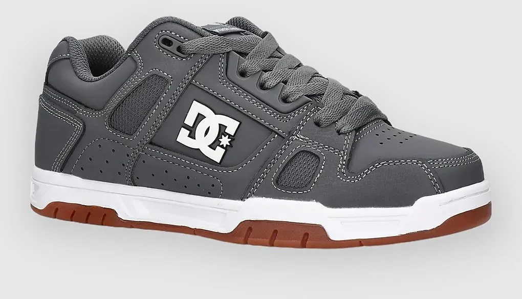 DC Stag Skateschuhe grey / gum Gr. 8.0