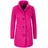 GOLDNER Langmantel GOLDNER "Kurzgröße Stepp-Winterjacke mit Kapuze", Damen, Gr. 22, pink, Obermaterial: 50% Polyester PES. 50% Wolle mw., figurumspielend, Mäntel, Mit hochwertigem Twillfutter