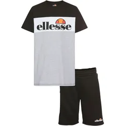 Shirt & Hose ELLESSE, Kinder, Gr. 128/134 (8/9), schwarz, Obermaterial: 100% Baumwolle, KOB Set-Artikel, für Kinder