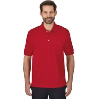 TRIGEMA Poloshirt TRIGEMA Poloshirt in Piqué-Qualität (1-tlg) rot M