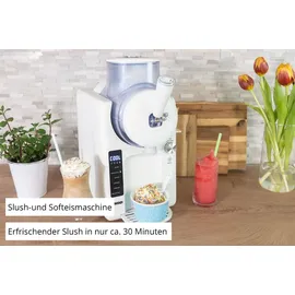 Unold Sofie 2in1 Slush- & Softeismaschine weiß 48950 