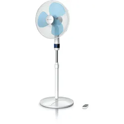 Brandson Standventilator, Standlüfter leise, Ventilator, höhenverstellbarer Standfuß, Neigungswinkel 30° verstellbar, inkl. Fernbedienung