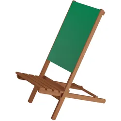 Erst-Holz Wikingerstuhl-Set Lagerfeuerstuhl Anglerstuhl Strandstuhl Partystuhl Stofffarbe grün V-10-362