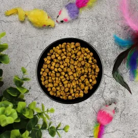Lyra Pet 2,5 kg Lecker.Pet® Leo's Adult Geflügel & Forelle Katzenfutter Trockenfutter Vollnahrung + 2 Mäuse