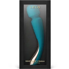 LELO Smart Wand 2 Medium Massagekopf und Vibrator Ocean Blue 22 cm