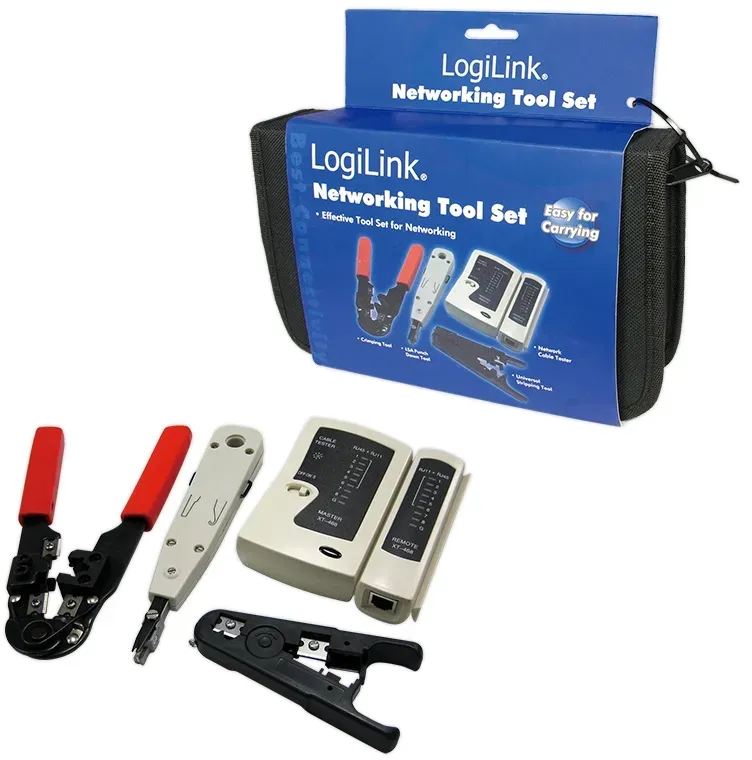 LogiLink Networking Tool Set with Bag - Network