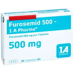 Furosemid 500-1a Pharma Tabletten 20 St