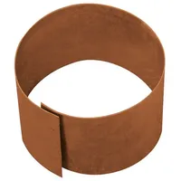 Bellissa Rasenkante Metall Corten-Stahl rund 20x13 cm - Baumring Rasenbegrenzung aus wetterfestem Material für saubere Rasen- & Beetabgrenzung - Beeteinfassung Pflanzring Kreis robust & langlebig