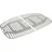 Grillrost.com Das Original Grillrost 273 cm x 369 cm Edelstahl Silber/Weiß