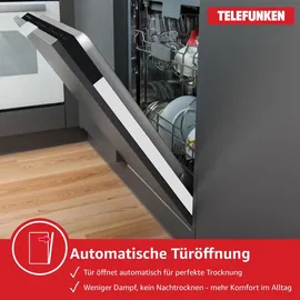 Telefunken GEV6012D Einbau-Geschirrspüler (vollintegrierbar, 598 mm breit)