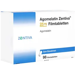 Agomelatin Zentiva 25 mg Filmtabletten 98 St