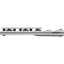 Logitech G915 X Lightspeed, weiß, LEDs RGB, GL CLICKY, USB/Bluetooth, DE (920-012686)