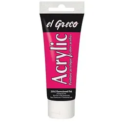 KREUL el Greco Acrylfarbe neonpink 75,0 ml