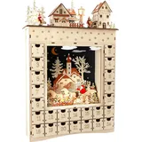Small Foot Company Small foot 10215 Adventskalender Wintertraum mit Beleuchtung