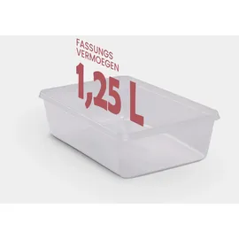 Pro Home Frischhaltedose rot 20 x 13 cm 1,25 l 3-teiliges Set