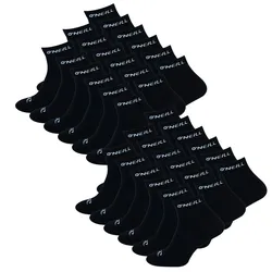 Quartersocken Schwarz 39-42