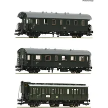Roco 3-tlg. Set 2: Nebenbahnzug der DR 6200131 H0