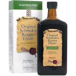 RIVIERA Original Schweden Kräuter Elixier ALKOHOLFREI 500 ml Lösung zum Einnehmen