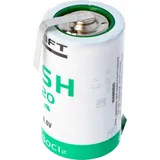 Saft LSH 20 Lithium Batterie 3.6V Primary LSH20 mit Z-Lötfahnen