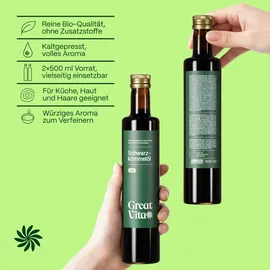 greatvita Bio Schwarzkümmelöl 1000 ml