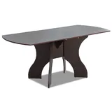 Esstisch Tisch klappbar Klapptisch Holz-Optik Funktionstisch Wenge braun dunkel