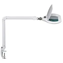 LED-Lupenleuchte Mimas, dimmbar, weiß