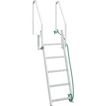 vidaXL Dockleiter 5 Stufen