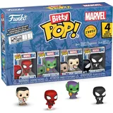Funko Figur Spider-Man - Spider-Man (Funko Bitty POP Marvel mit 4 Figuren