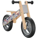 vidaXL Laufrad für Kinder Grau Bedruckt