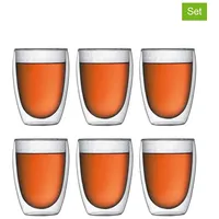 Bodum Pavina Set doppelwandige Thermogläser 0,35 l 6-tlg.