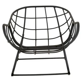 Lesli-Living Lesli Living Schaukelsessel Cozy Olive 0 x 0 x 0 cm anthrazit/olivgrün