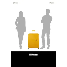 American Tourister Soundbox 4-Rollen Cabin 80 cm / 131 l gelb/gold