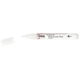 Kreul Glass & Porcelain Pen Classic 1 St. 1-2 Mm Weiß