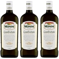 3x Monini GranFruttato Olio Extra Vergine di Oliva Natives Olivenöl Extra 1Lt
