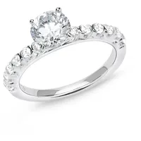 JEWLIX Verlobungsring Verlobungsring 925er Silber Zirkonia VR0125 silberfarben 52