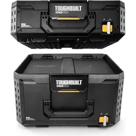 ToughBuilt StackTech TB-B1S3-B-70R Werkzeugkisten Set mit Rollen 3 tlg. IP65 86 x 56 x 40 cm - Schwarz