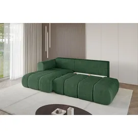 altdecor Ecksofa CLOUD-L-v1 Cord 2-Sitzer Grün