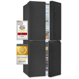 Exquisit MD425-150-040C Multi Door (421 l, 1800 mm hoch, Inoxlook-az)