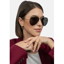 SURI FREY Pilotenbrille SURI FREY "Sonnenbrille SFY Suri Fly", Damen, gold (gold 240), Sonnenbrillen