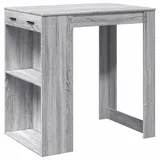 vidaXL Bartisch Grau Sonoma 102x70x103,5 cm Holzwerkstoff