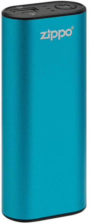 Handwärmer, wiederaufladbar, ZIPPO HeatBank® 6s, Blau, mit Power-Bank-Funktion für USB-Geräte, bis zu 6 Stunden Wärme