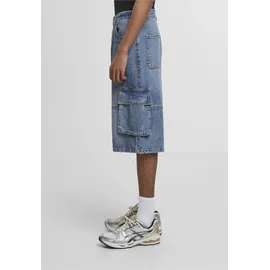 URBAN CLASSICS Relaxed Denim Cargo Short - Blau