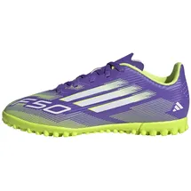 adidas Herren Fussball-Hartplatzschuhe F50 Club TF, PURRUS/FTWWHT/LUCLEM, 39 1⁄3