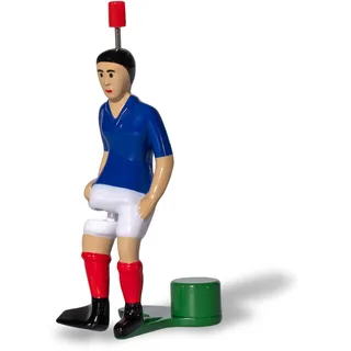 TIPP-KICK Star-Kicker Frankreich I Original Spieler für Groß & Klein I Spielspaß mit der Fußball-Figur Spiel I Zubehör I Trikot Blau