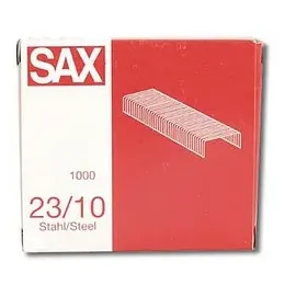 Sax design Heftklammern 23/10, 1.000 St.