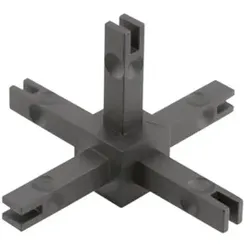 Cadro Verbindungsknoten 5-fach Edelstahl Optik