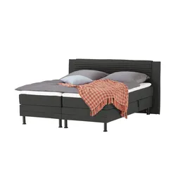 Motor-Boxspringbett  Synda ¦ grau ¦ Maße (cm): B: 160 H: 107