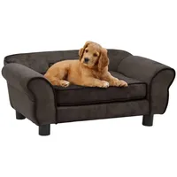 VidaXL Hundesofa Braun 72x45x30 cm Plüsch